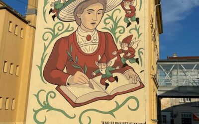 MURAL IVANE BRLIĆ – MAŽURANIĆ JOŠ JEDAN DOKAZ VIZIJE RAVNATELJICE ANĐELKE SALOPEK