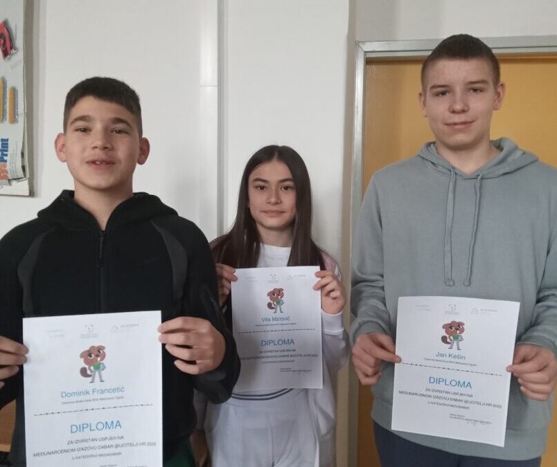 10. MEĐUNARODNI IZAZOV DABAR 2025. NATJECANJE IZ LOGIČKOG RAZMIŠLJANJA I INFORMATIKE