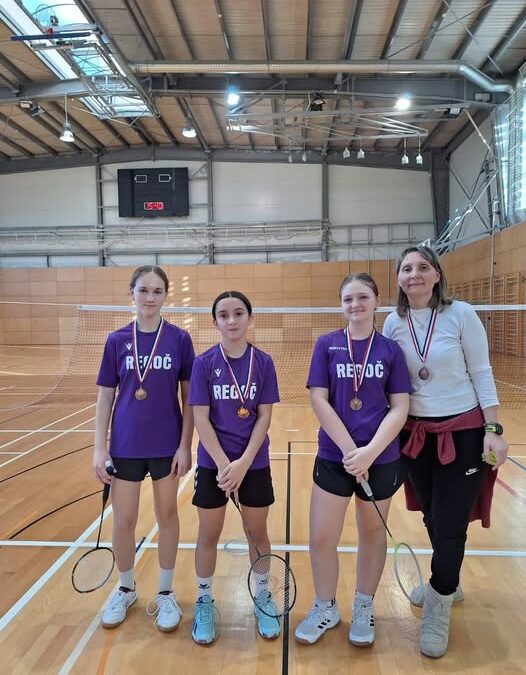 JOŠ JEDNA BRONCA ZA BRLIĆKU – 3.MJESTO U BADMINTONU