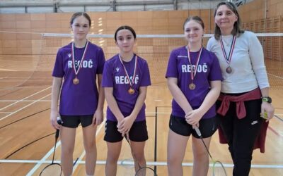 JOŠ JEDNA BRONCA ZA BRLIĆKU – 3.MJESTO U BADMINTONU