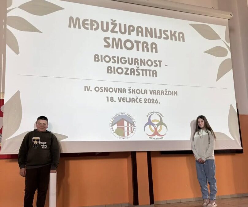 BRLIĆKINI UČENICI SUDJELOVALI NA MEĐUŽUPANIJSKOJ SMOTRI BIOSIGURNOST I BIOZAŠTITA U VARAŽDINU