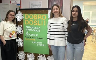 2.MJESTO ZA BRLIĆKU NA ŽUPANIJSKOM NATJECANJU IZ BIOLOGIJE