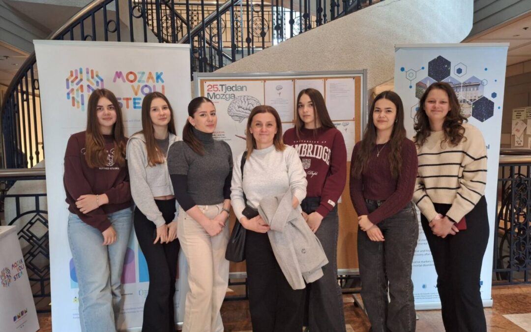 POSJET UČENIKA HRVATSKOM INSTITUTU ZA ISTRAŽIVANJE MOZGA U ZAGREBU