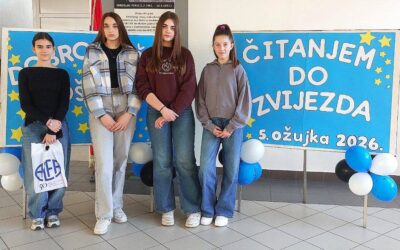 PRVO MJESTO NA ŽUPANIJSKOM NATJECANJU „ČITANJEM DO ZVIJEZDA“