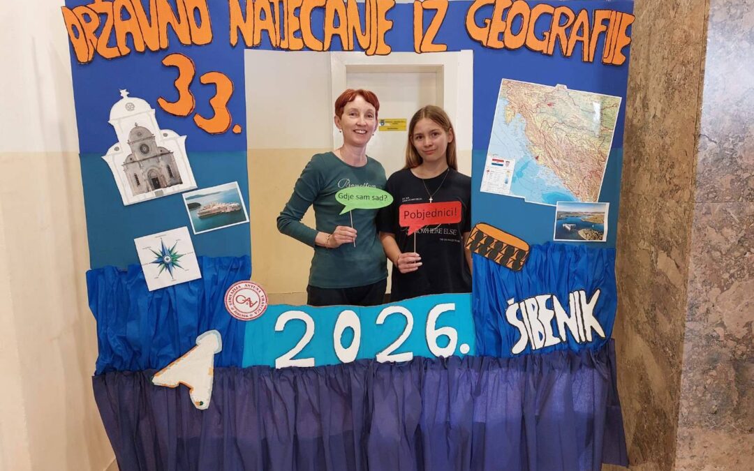 LUCIJA OSTVARILA 4.MJESTO U HRVATSKOJ NA DRZAVNOM NATJECANJU IZ GEOGRAFIJE